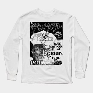 The Abused / Government Issue Punk Flyer Long Sleeve T-Shirt